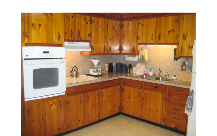 Knotty Pine Kitchen