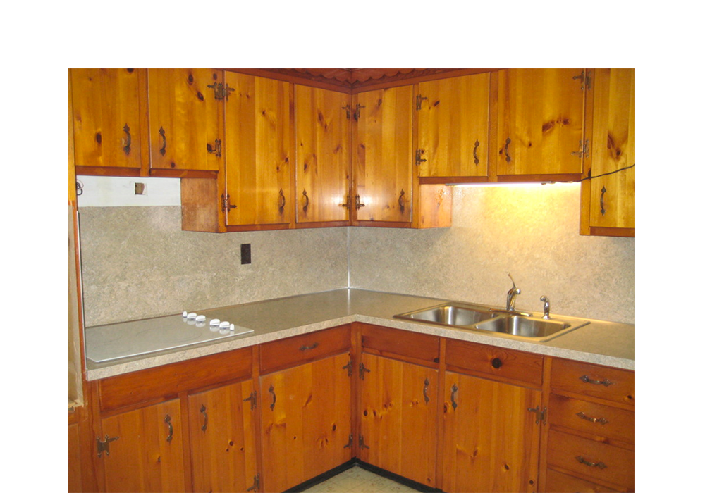 Knotty Pine Kitchen