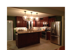 Foyer, Living Room & Kitchen Remodel
