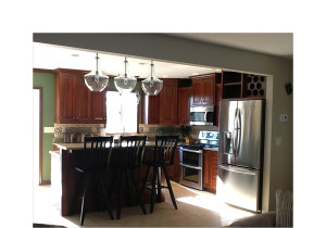 Foyer, Living Room & Kitchen Remodel